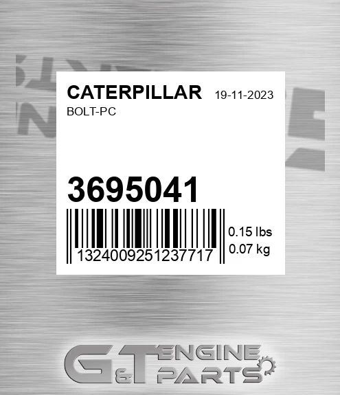3695041 CATERPILLAR Bolt-pc