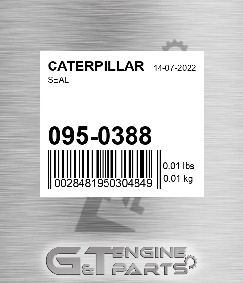 095-0388 Seal for CATERPILLAR