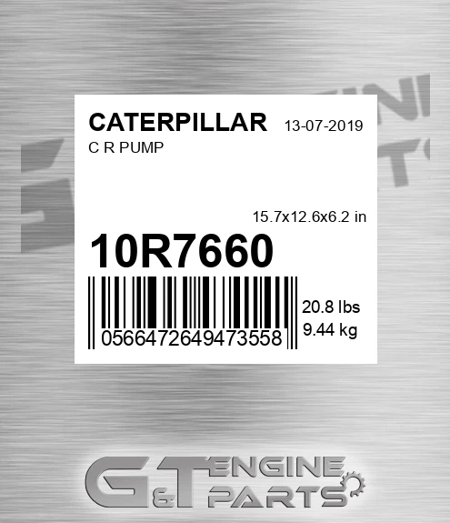10R7660 C R Pump