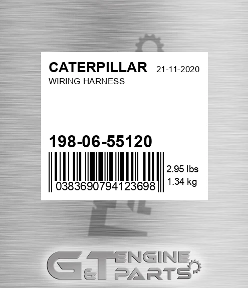 198-06-55120 Wiring Harness for CATERPILLAR