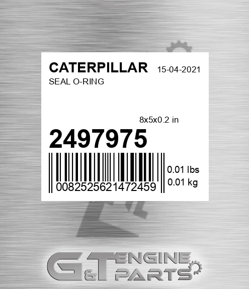 249-7975 Seal O-ring for CATERPILLAR