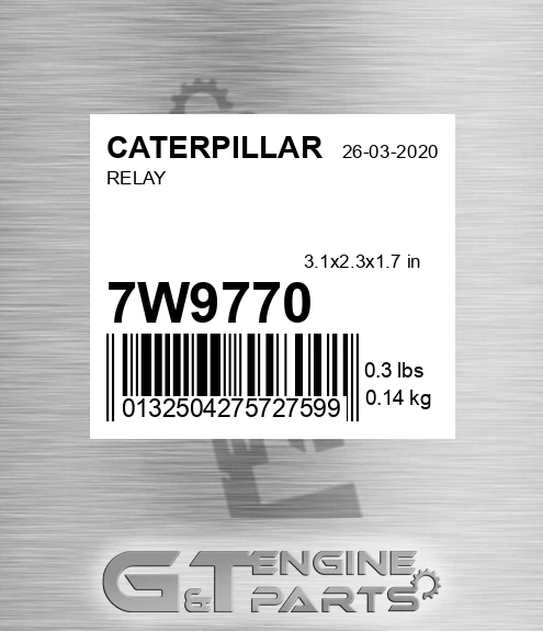 7W9770 Relay
