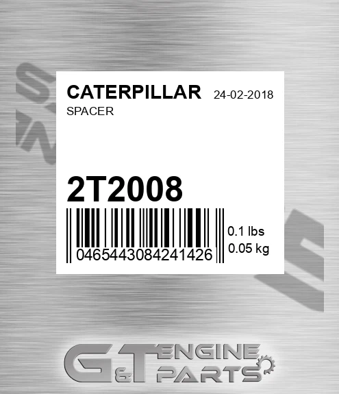 2T2008 Spacer for CATERPILLAR