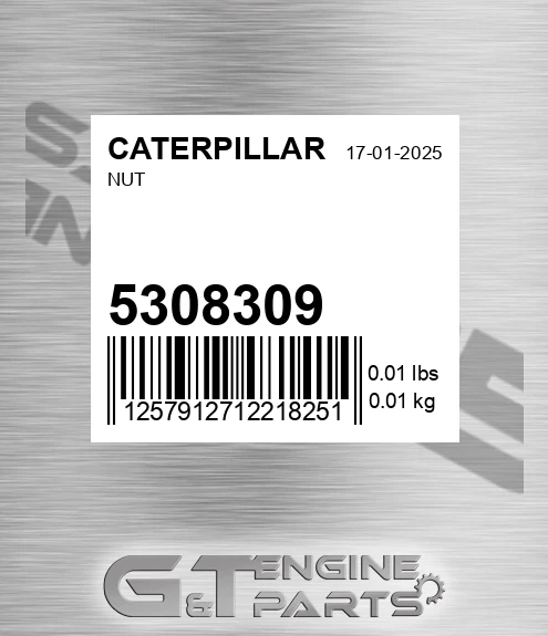 530-8309 Nut for CATERPILLAR