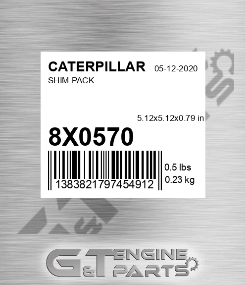 8X-0570 Shim Pack for CATERPILLAR