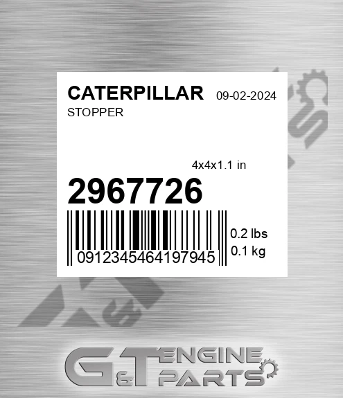 296-7726 Stopper for CATERPILLAR
