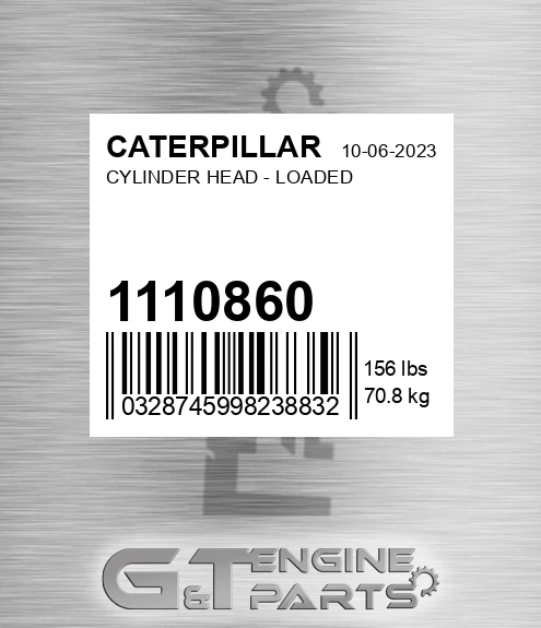 111-0860 Cylinder Head - Loaded for CATERPILLAR
