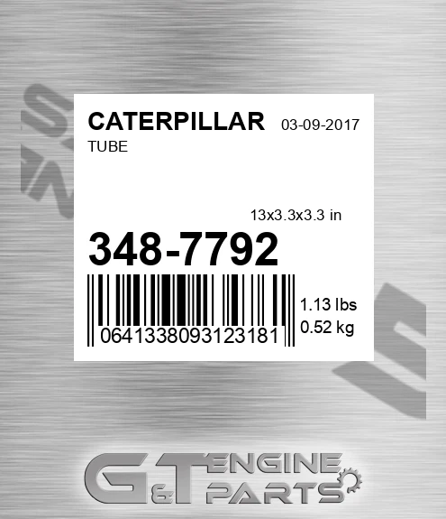 348-7792 Tube