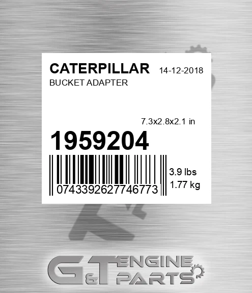 195-9204 Bucket Adapter