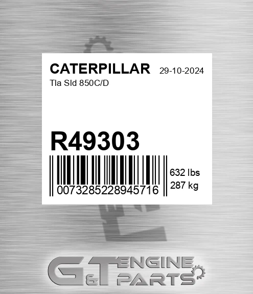 R49303 CATERPILLAR Tla Sld 850c/d