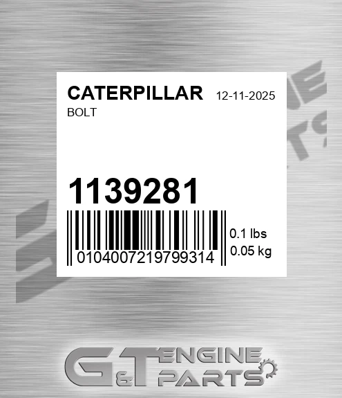 113-9281 Bolt for CATERPILLAR