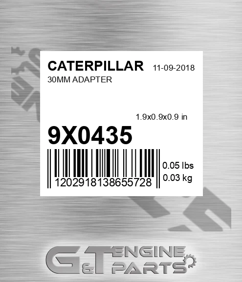 9X-0435 30mm Adapter for CATERPILLAR