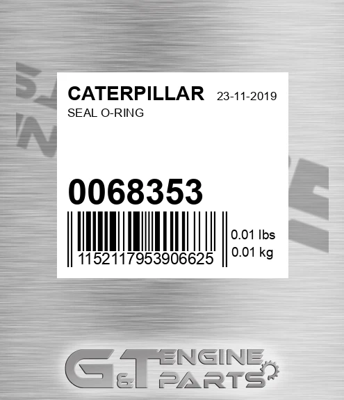 006-8353 Seal O-ring for CATERPILLAR
