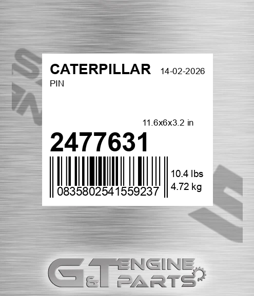 2477631 Pin, Top-swing for CATERPILLAR