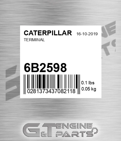 6B-2598 Terminal for CATERPILLAR