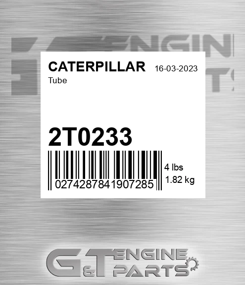 2T0233 Tube for CATERPILLAR