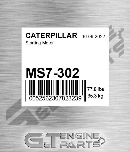 MS7-302 Starting Motor