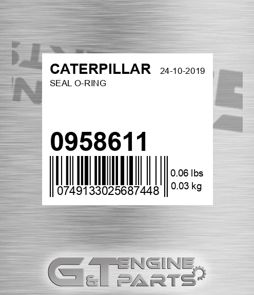 095-8611 Seal O-ring