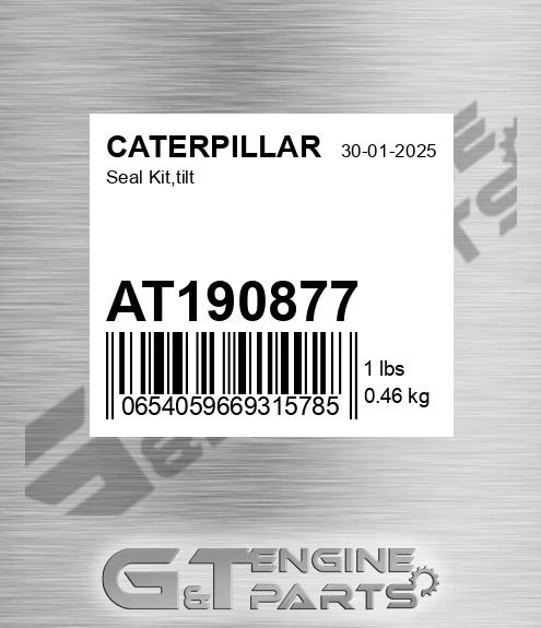 AT190877 Seal Kit,tilt