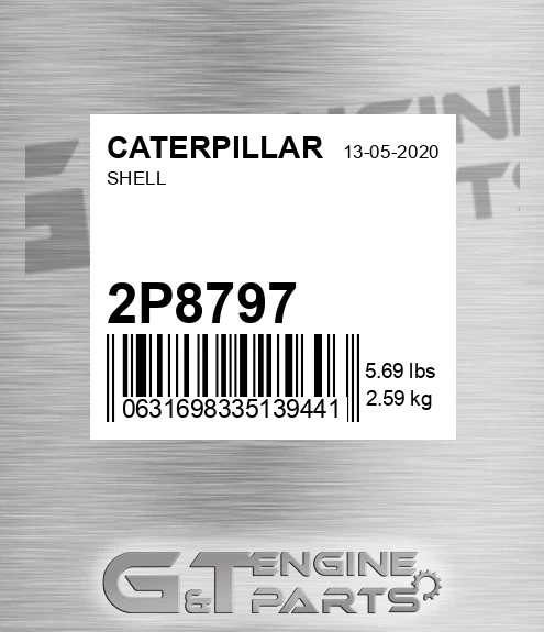 2P8797 Shell for CATERPILLAR