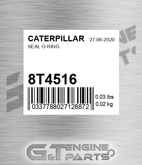 8T-4516 Seal O-ring