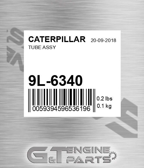 9L-6340 Tube Assy for CATERPILLAR