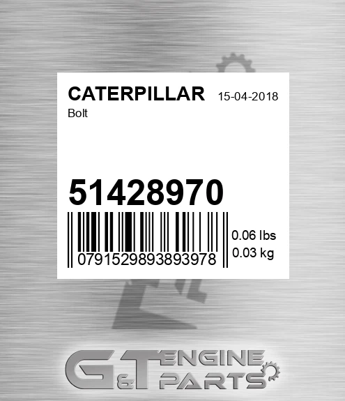 51428970 Bolt