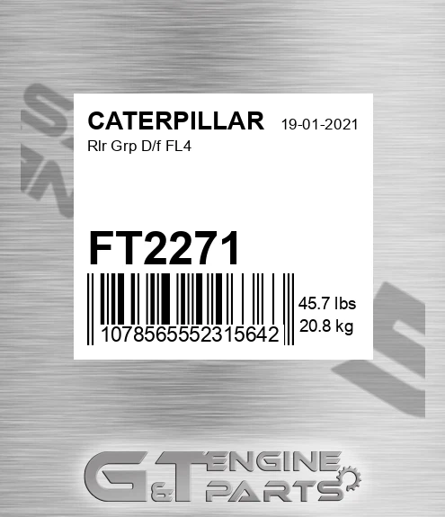 FT2271 CATERPILLAR Rlr Grp D/f Fl4