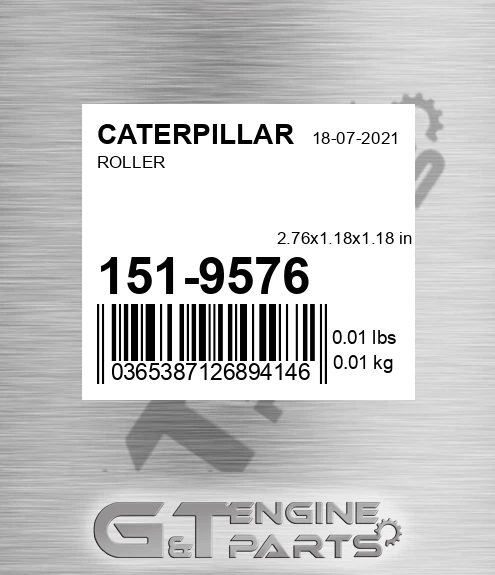 151-9576 Roller for CATERPILLAR