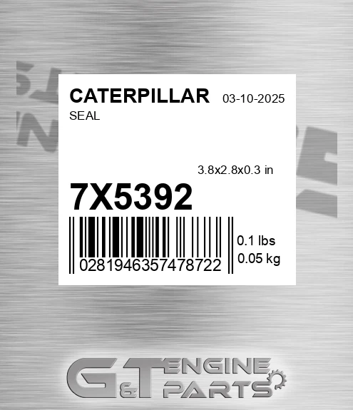 7X-5392 Seal for CATERPILLAR