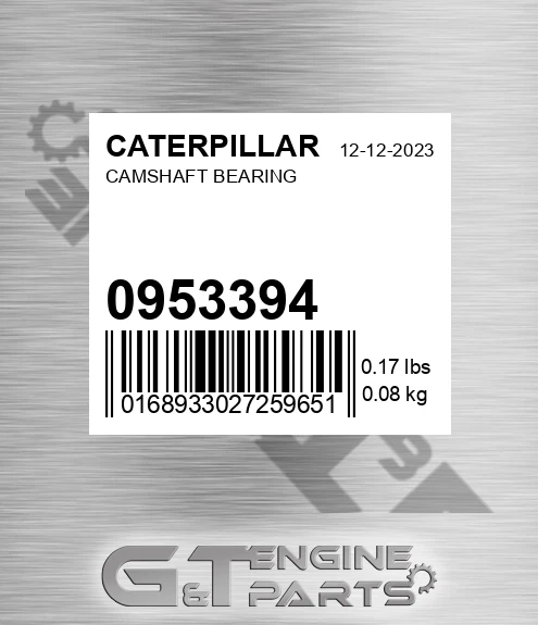 095-3394 Camshaft Bearing for CATERPILLAR