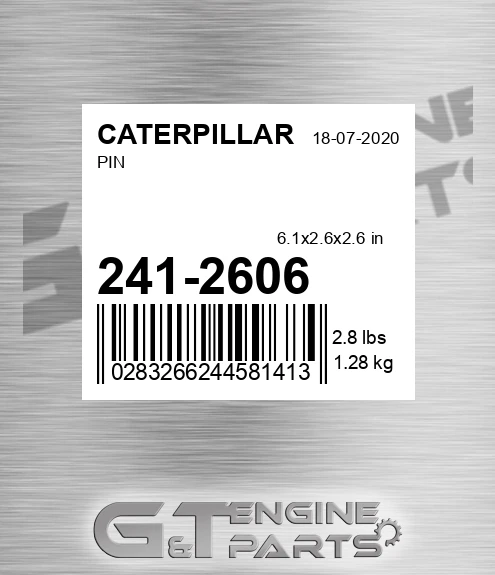241-2606 Pin for CATERPILLAR