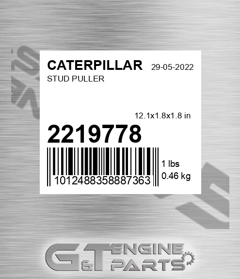 221-9778 Stud Puller for CATERPILLAR