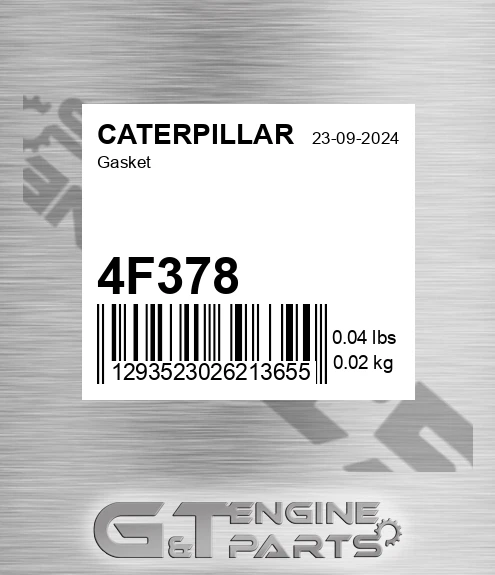 4F378 Gasket