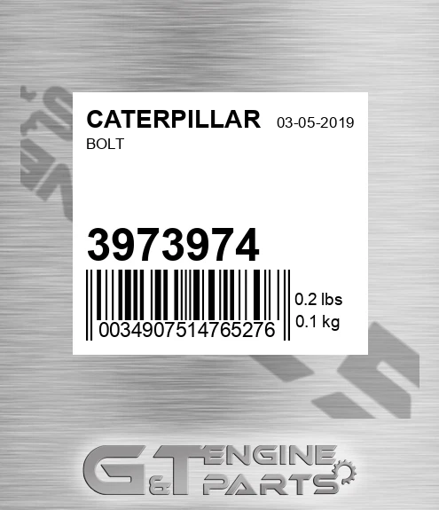397-3974 Bolt for CATERPILLAR