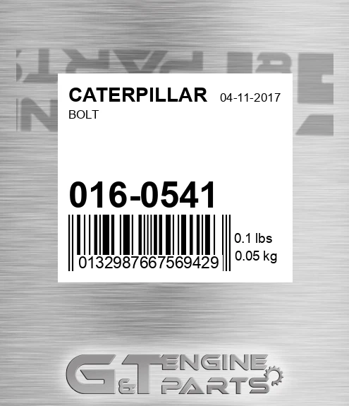 016-0541 Bolt