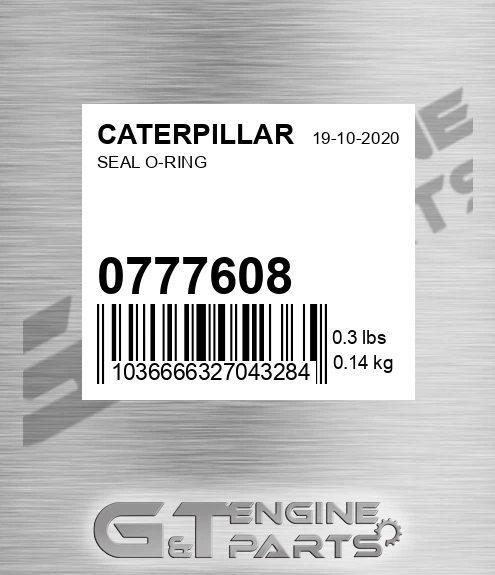 077-7608 Seal O-ring for CATERPILLAR