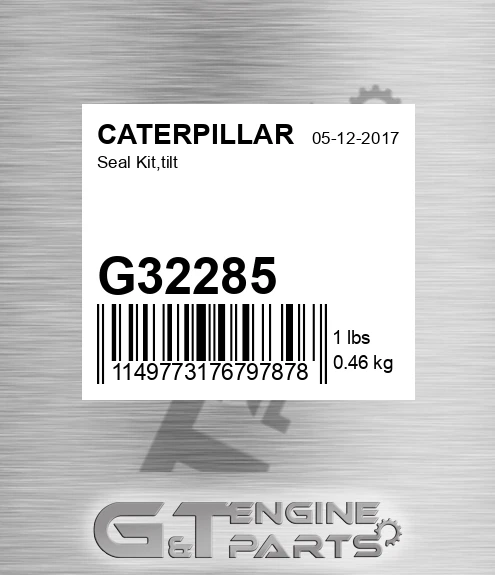 G32285 Seal Kit,tilt for CATERPILLAR