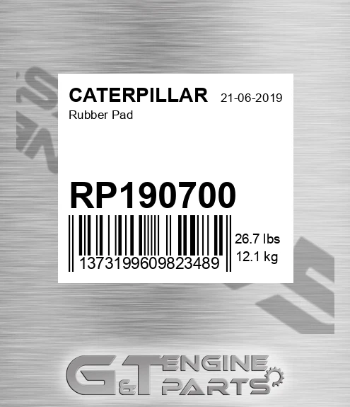 RP190700 Rubber Pad