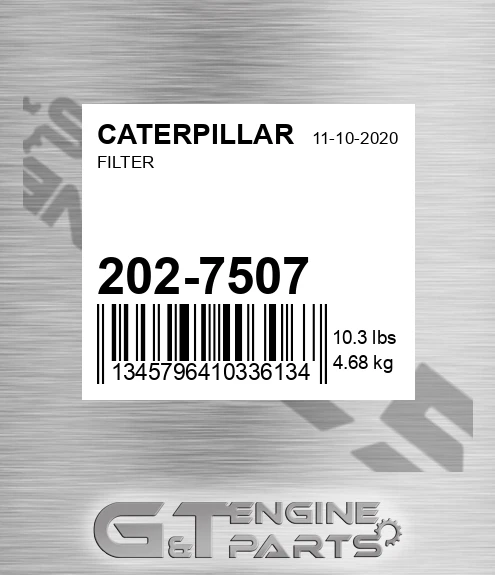 202-7507 CATERPILLAR Filter
