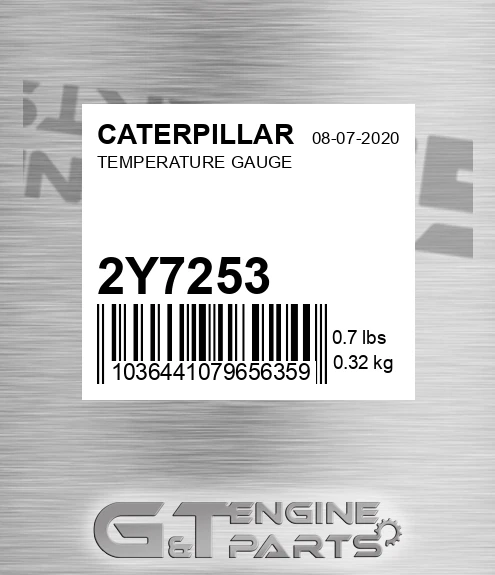 2Y-7253 Temperature Gauge
