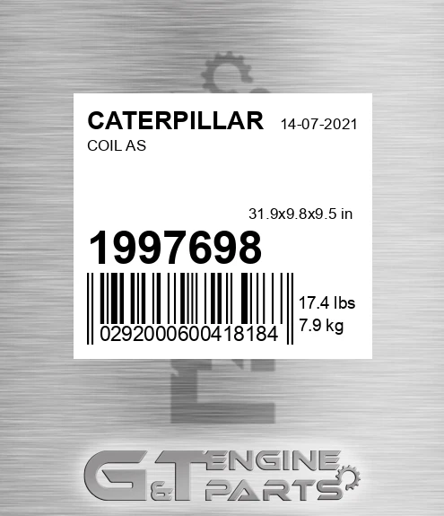1997698 Coil As for CATERPILLAR