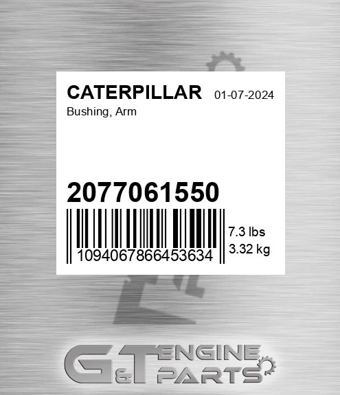 2077061550 Bushing, Arm for CATERPILLAR