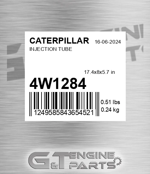 4W-1284 Injection Tube
