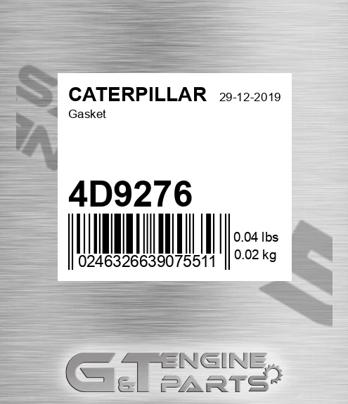 4D9276 Gasket