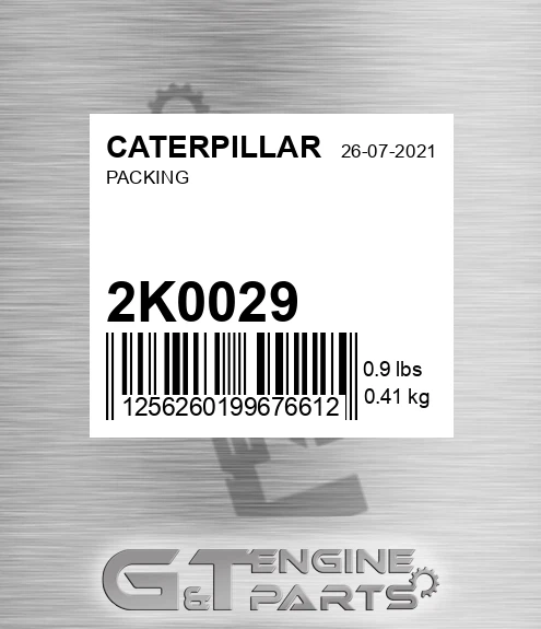 2K0029 Packing