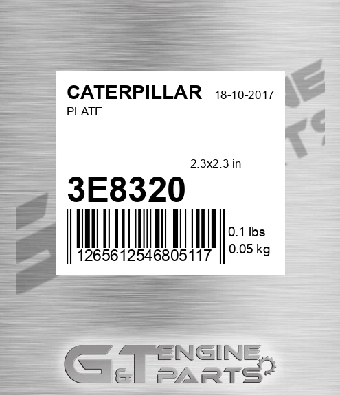 3E8320 Plate