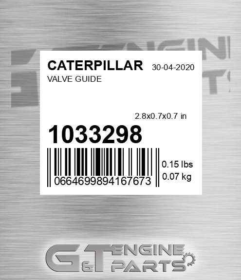 103-3298 Valve Guide for CATERPILLAR