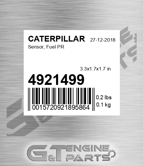 4921499 Sensor, Fuel Pr
