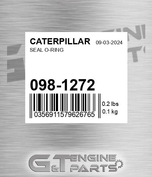 098-1272 Seal O-ring for CATERPILLAR